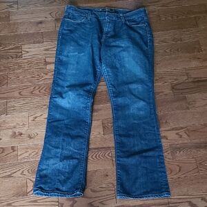 Old Navy Women's Boot Cut Jeans - Dark Blue Size 14L